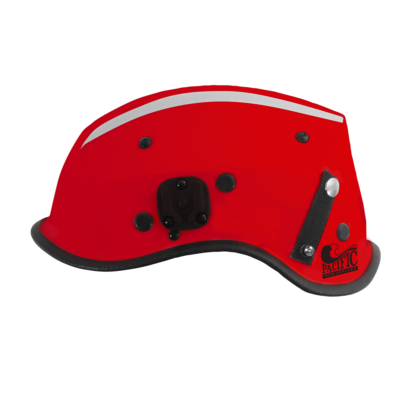 805-35XX PIP® Pacific R6C Dominator™ Non-Vented Rescue Helmet with Retractable Eye Protector, Red